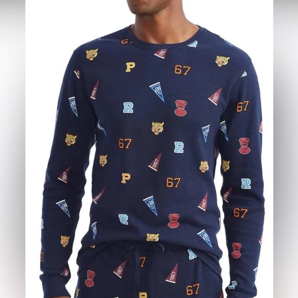 Polo Ralph Lauren Men’s Long Sleeve Waffle Knit Shirt XL - Picture 2 of 6